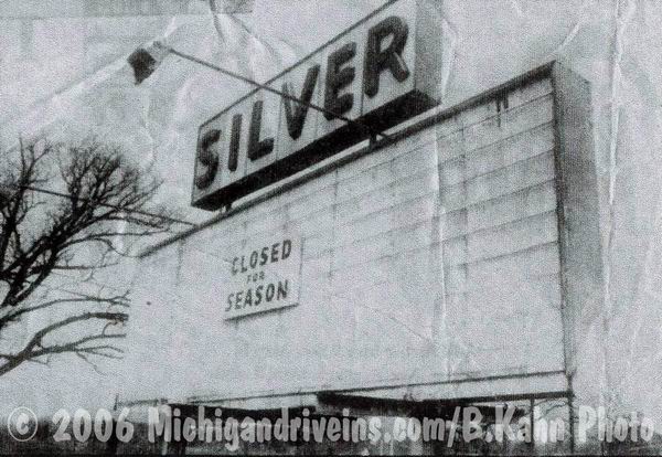 Silver Drive-In Theatre - Silver Marquee May 1988 Courtesy Barney Kahn